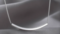 Aura Minimalist silver choker