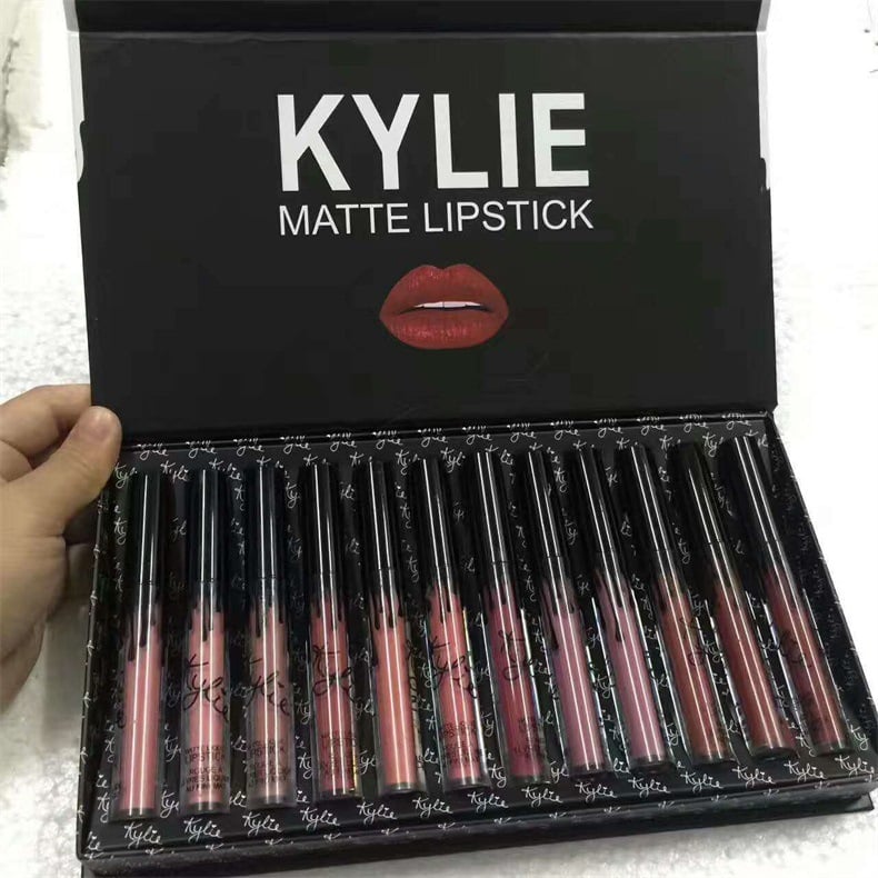 12 Bows Set of Liquid Lipstick Lip Gloss