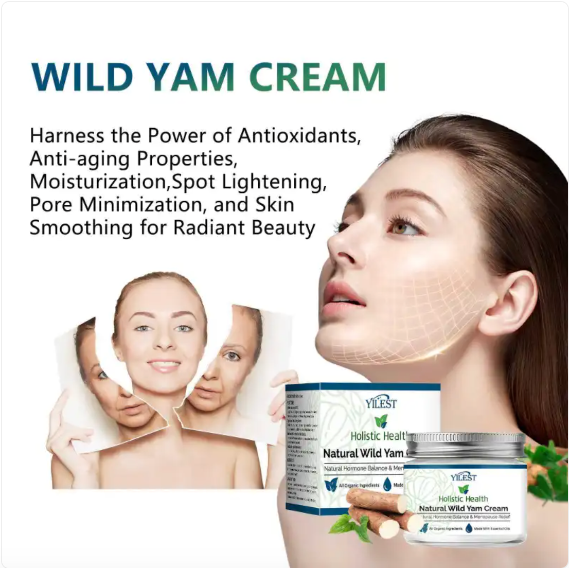 Chinese Yam Moisturizing Face Cream